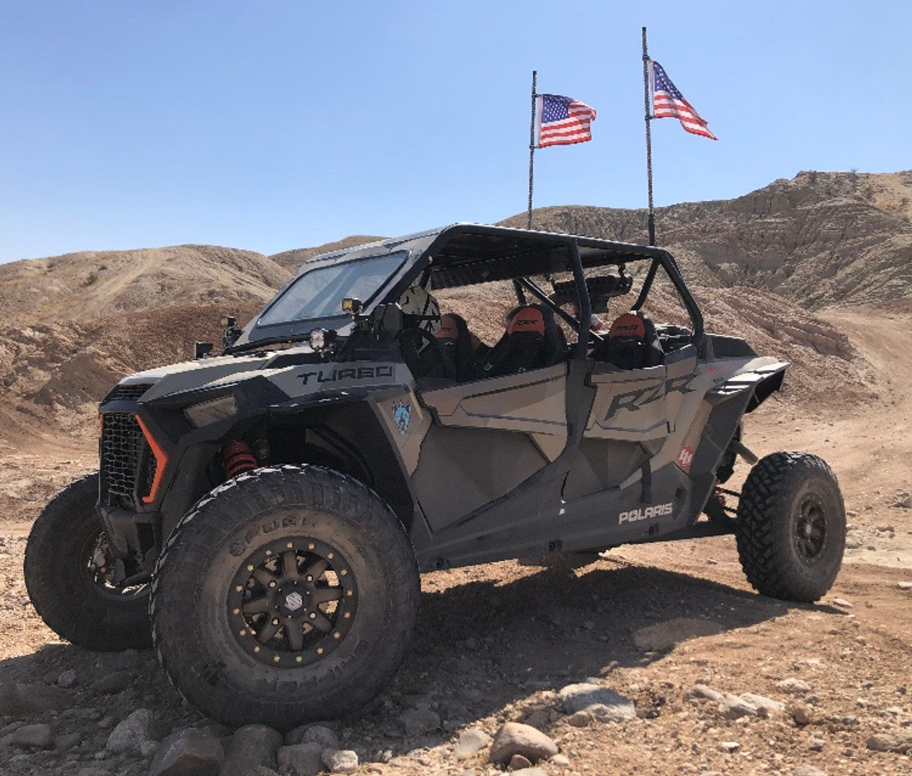 UTV Wolfpack 4 Seat Flat Top Rzr Cage